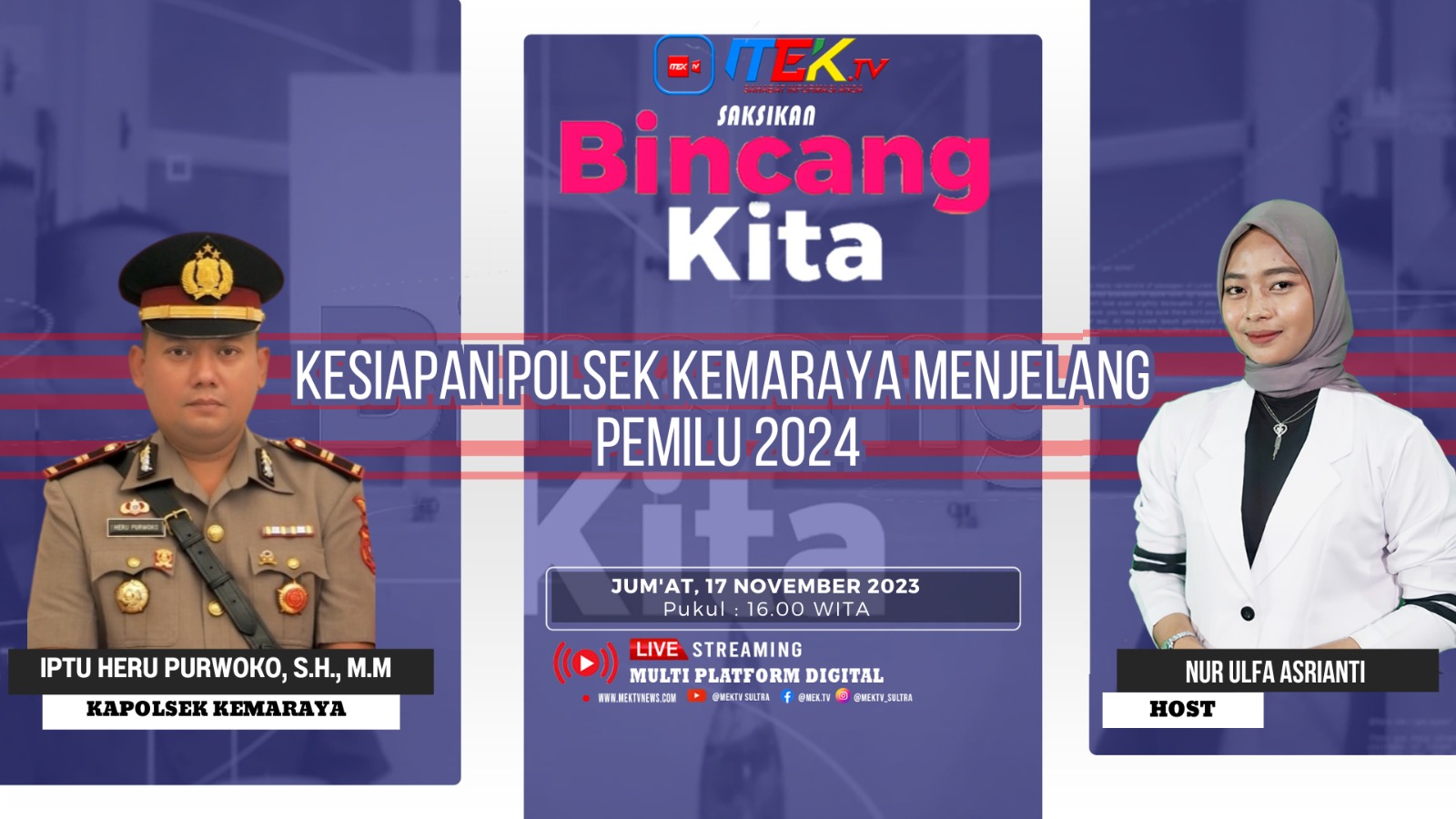 KESIAPAN POLSEK KEMARAYA MENJELANG PEMILU 2024 MEKTVNEWS