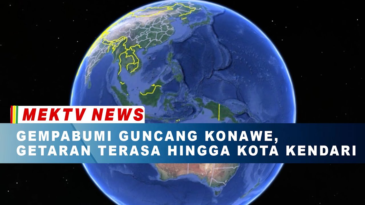 Gempa Bumi Guncang Konawe Getaran Terasa Hingga Kota Kendari